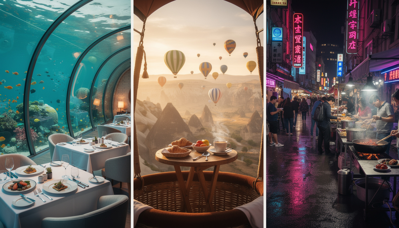 Les expériences culinaires à tester absolument à travers le monde 2 découvrez les expériences culinaires incontournables à travers le monde pour éveiller vos papilles et vivre des aventures gourmandes uniques.